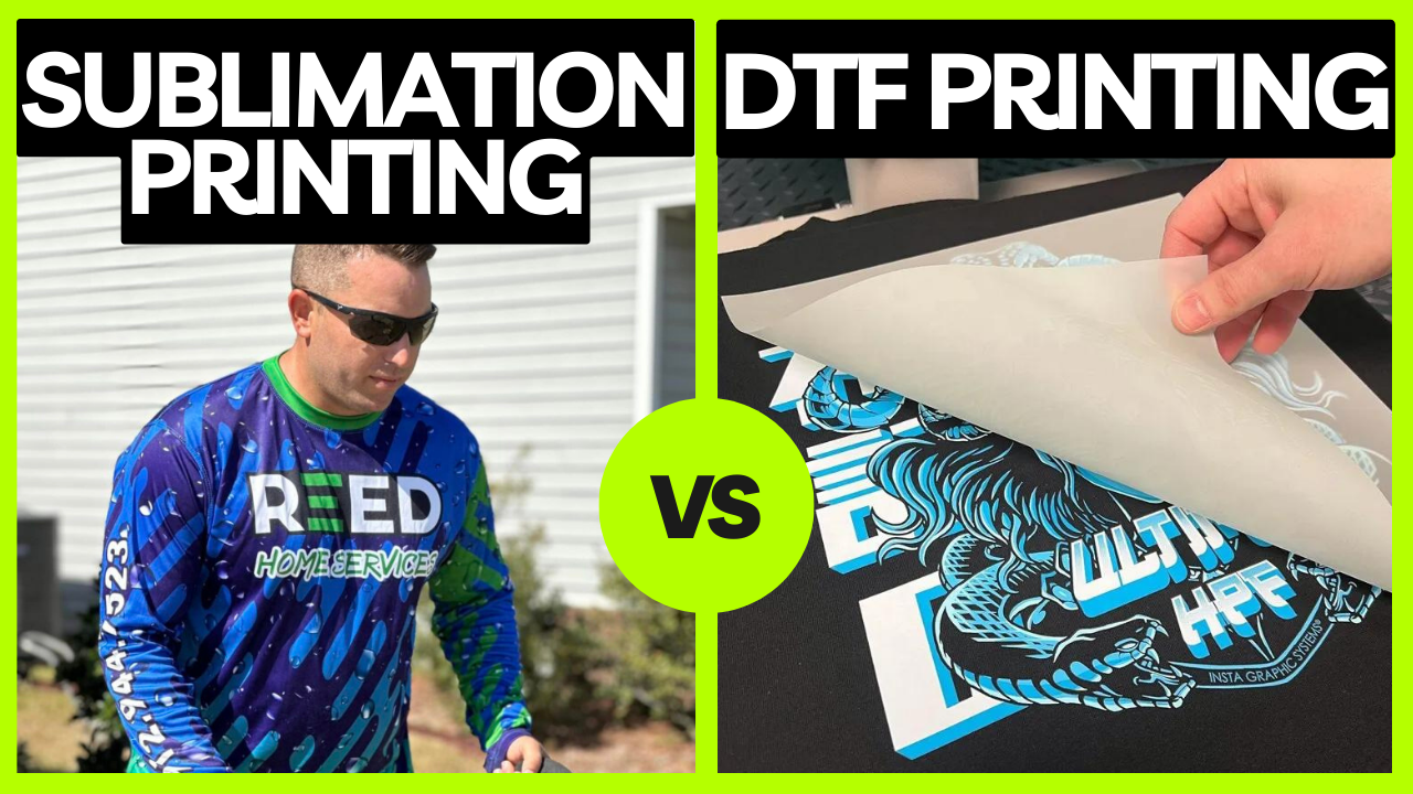 DTF vs Sublimation Printing