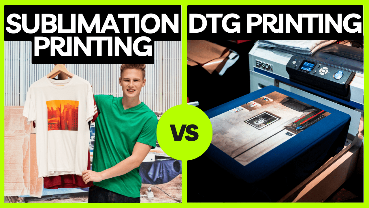 Sublimation vs DTG Printing